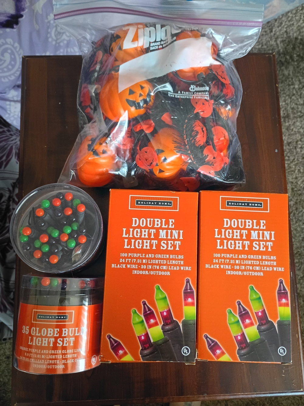 5 Halloween Light Sets-like New/New
